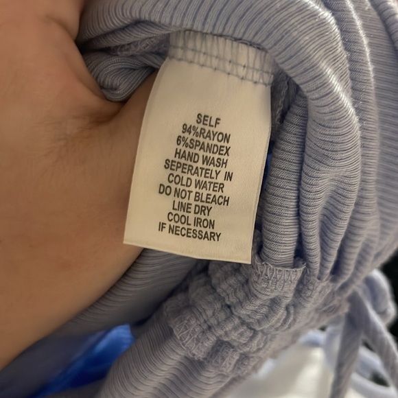 MOD On Trend Boutique Drawstring Rib Knit Cami Crop Top - Picture 9 of 9